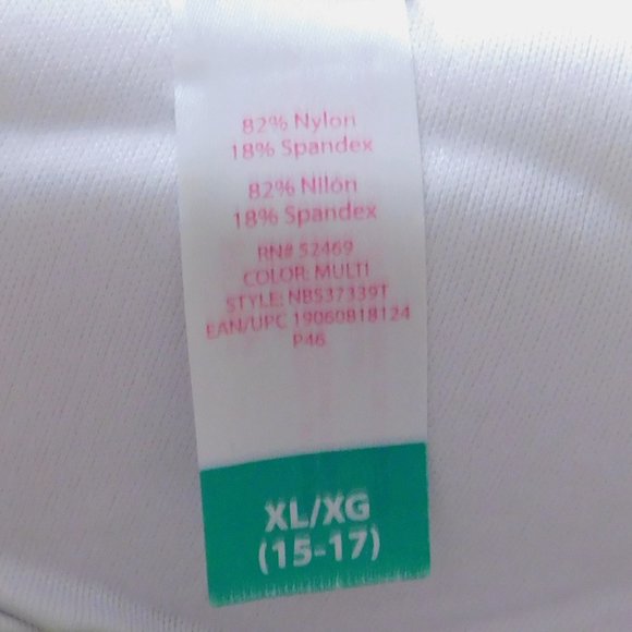 No Boundaries bikini Bra top leaf/fern pattern - Picture 6 of 6